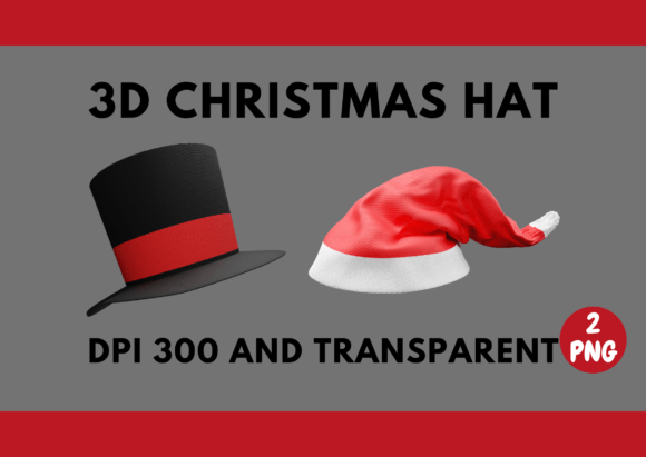 Download 3D Render Christmas Hat - Premium Resources