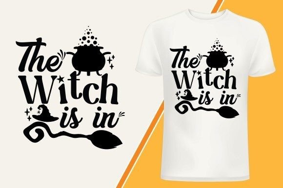 Download The Witch is in Cute Halloween T-shirt - Premium Resources